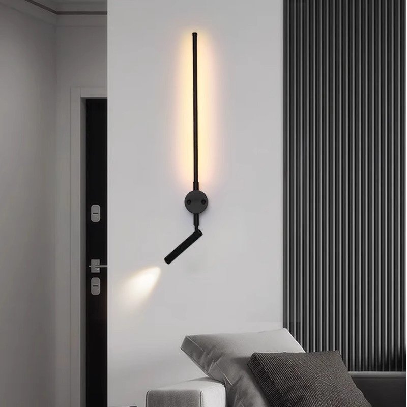 DGLUX Modern Indoor Lighting High Quality Hotel Bed Room Wall Sconce 6w Plus 3w Adjustable Led Wall Light