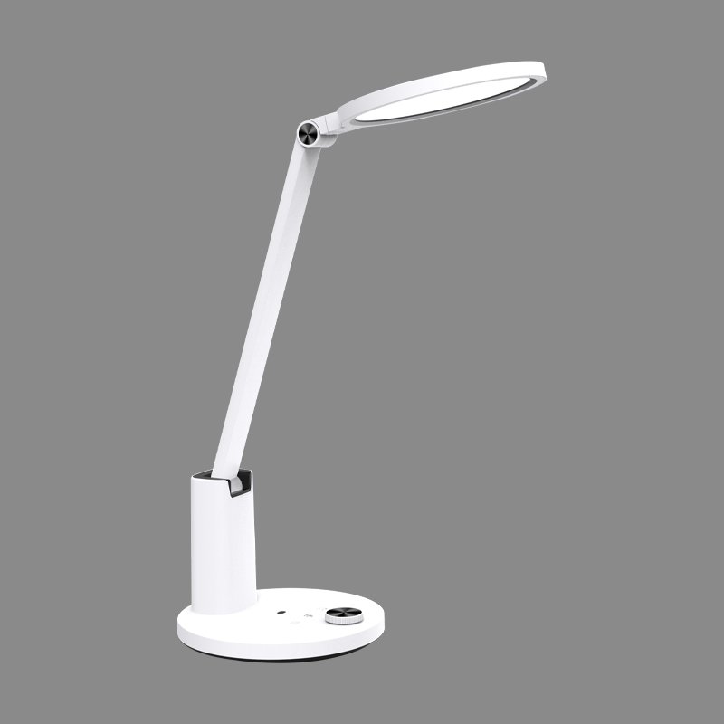 Office Desk Lamp Book Reading Touch Switch LED Desk Lamp With Round LED Head Stepless Dimming One-Key Pomodoro Technique Mode