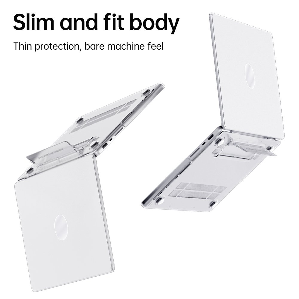 Wholesale High Quality Clear Full Coverage 2 in 1 Case for MacBook PC Hard Shockproof Laptop Cover for MacBook Air Pro 13