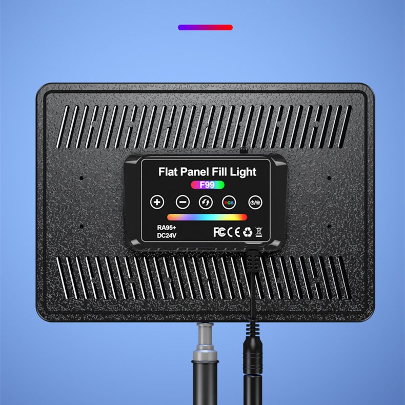 Soft Panel Video RGB LED Panel Video Light Photography Lighting Video Lighting Kit for YouTube Studio Gaming Streaming Selfie