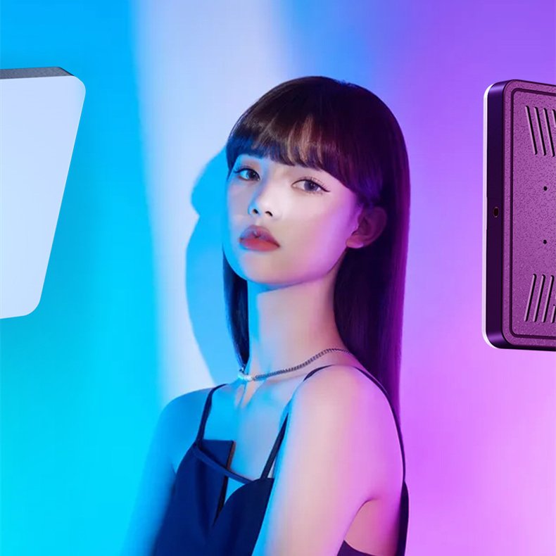 Soft Panel Video RGB LED Panel Video Light Photography Lighting Video Lighting Kit for YouTube Studio Gaming Streaming Selfie