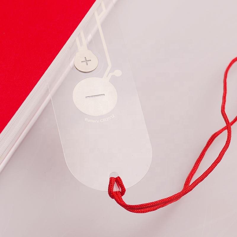 2023 Wholesale New Design Portable PE Foldable Simple Clear Book Lights Mini LED Night Light Clip Book Light For Reading In Bed