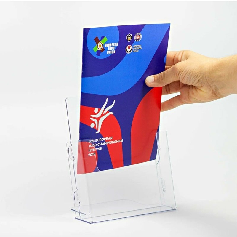 A4 Acrylic Stand Holder Desktop Display Acrylic Menu Display Custom Made