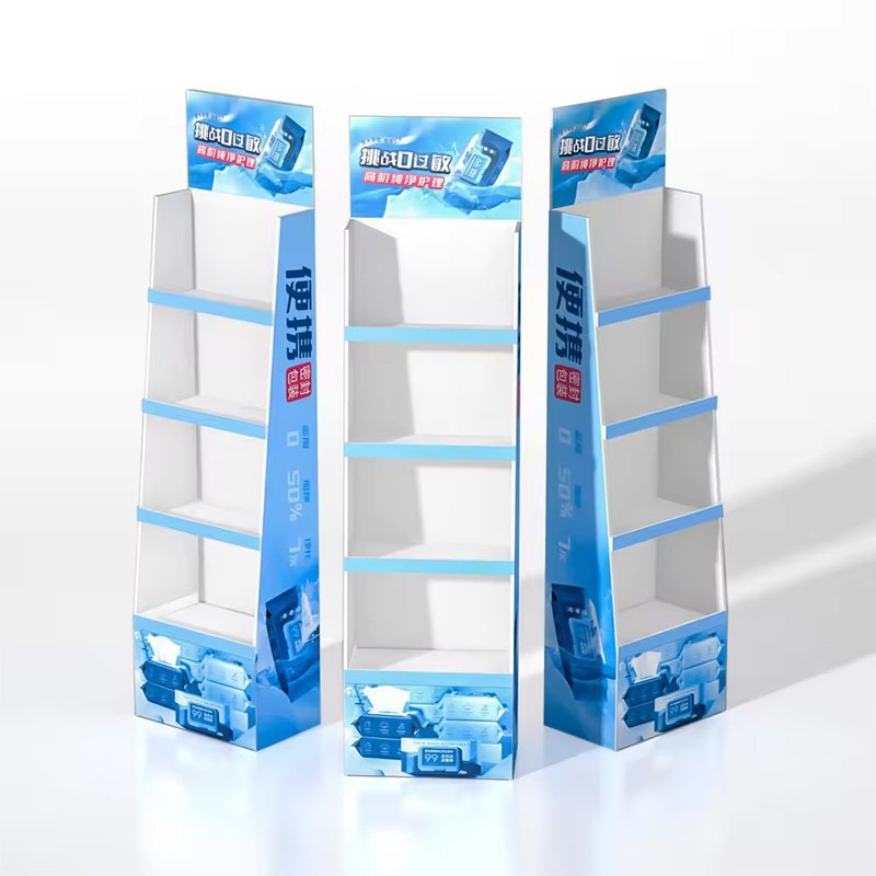 Colorful Free Standing Outstanding Customized PVC Foam Board Display Stand Rack