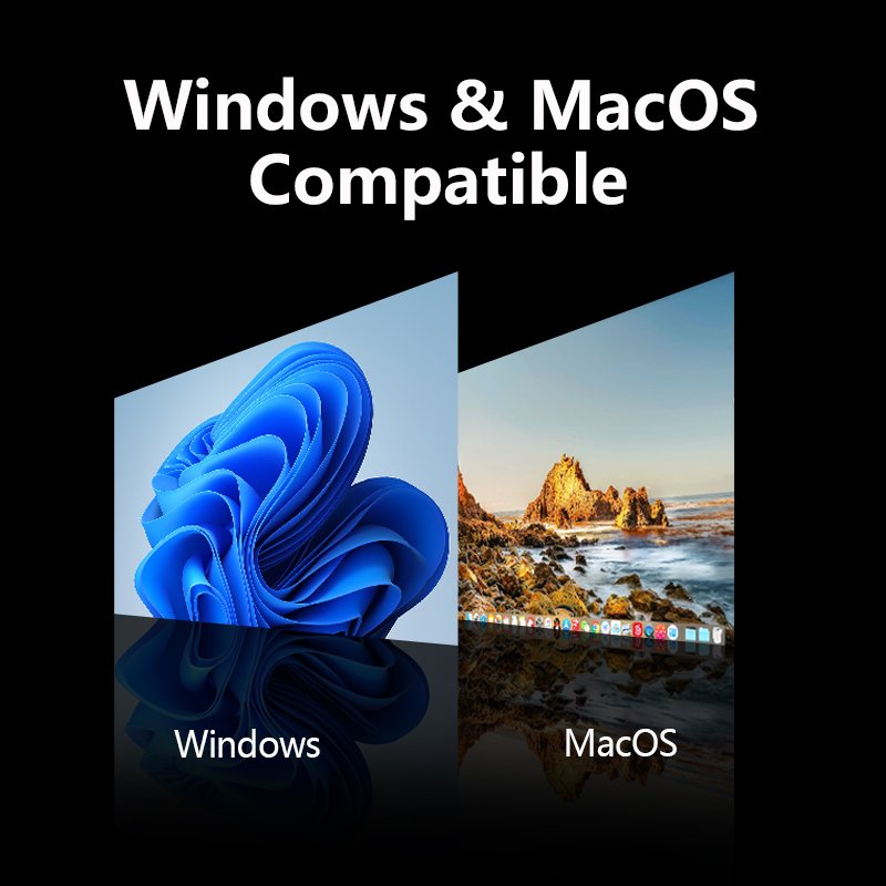 2024 new multiscreen 14 inch lcd 1920*1080P ips laptop triple portable moniror extender for wins & mac os
