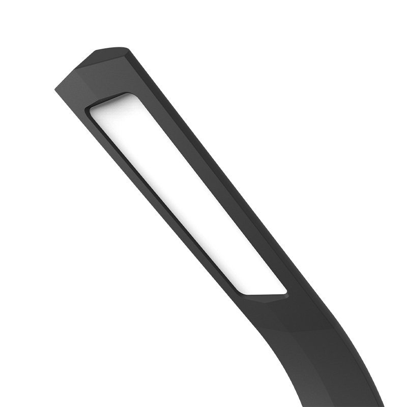 Factory Directly alarm time date temp display rechargeable battery book reading light touch control folding led desk book lamp