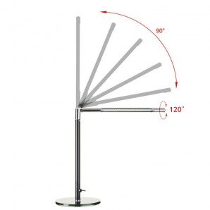 LED BOOK light Metal Table Lamps Dimmable Office Lamp Port 3 Lighting Modes with Stepless Brightness Adjustment 7W