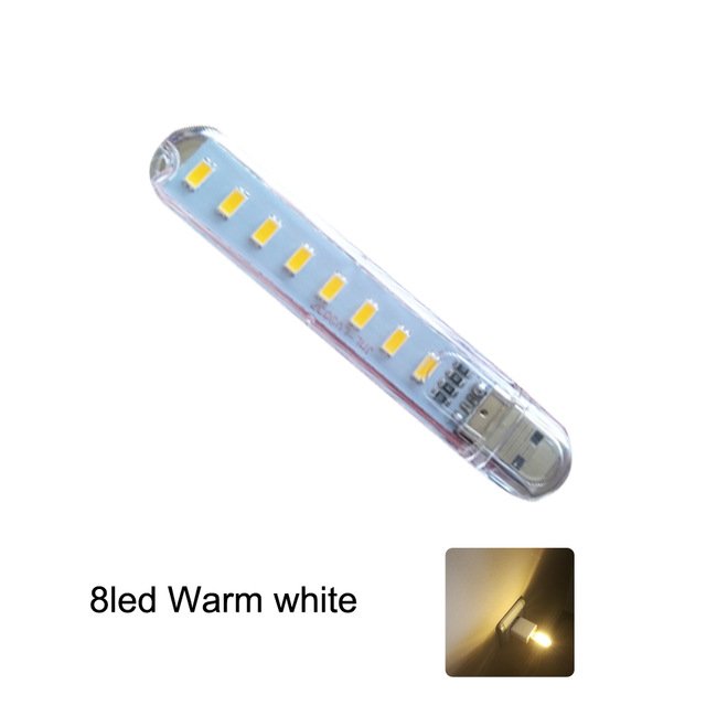 DC 5V Ultra Bright Mini Portable USB LED Reading Lamp Book Light For Power Bank PC Laptop Notebook
