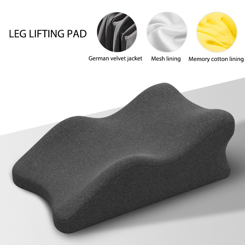 Leg pillow, venous foot pillow, pregnant woman lifts her legs and puts them on the bed to sleep on the stomach pillow
