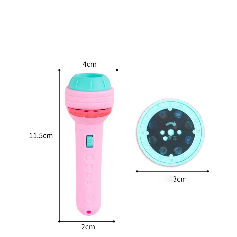 Kid Baby Birthday Xmas Gift Sleeping Story Book Flashlight Projector Lamp Toy Early Education Light Up Toy
