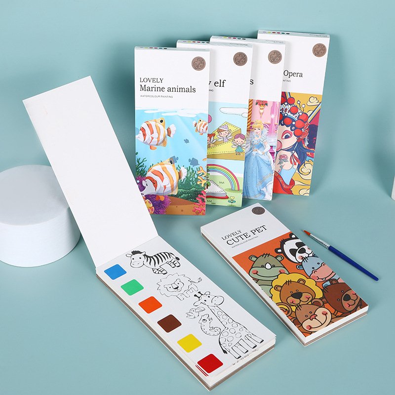 Coloring book for children Light Sketch Light Color - World Adventure drawing toys art books