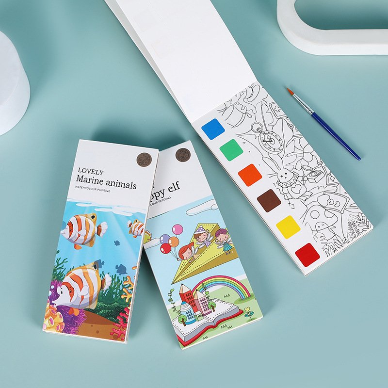 Coloring book for children Light Sketch Light Color - World Adventure drawing toys art books