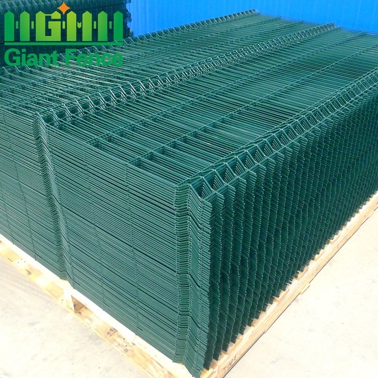 Customized Home Outdoor Decorative 3D Curved Welded Wire Mesh Garden Fence Easily Assembled Highway Fence Panel Pvc Fence