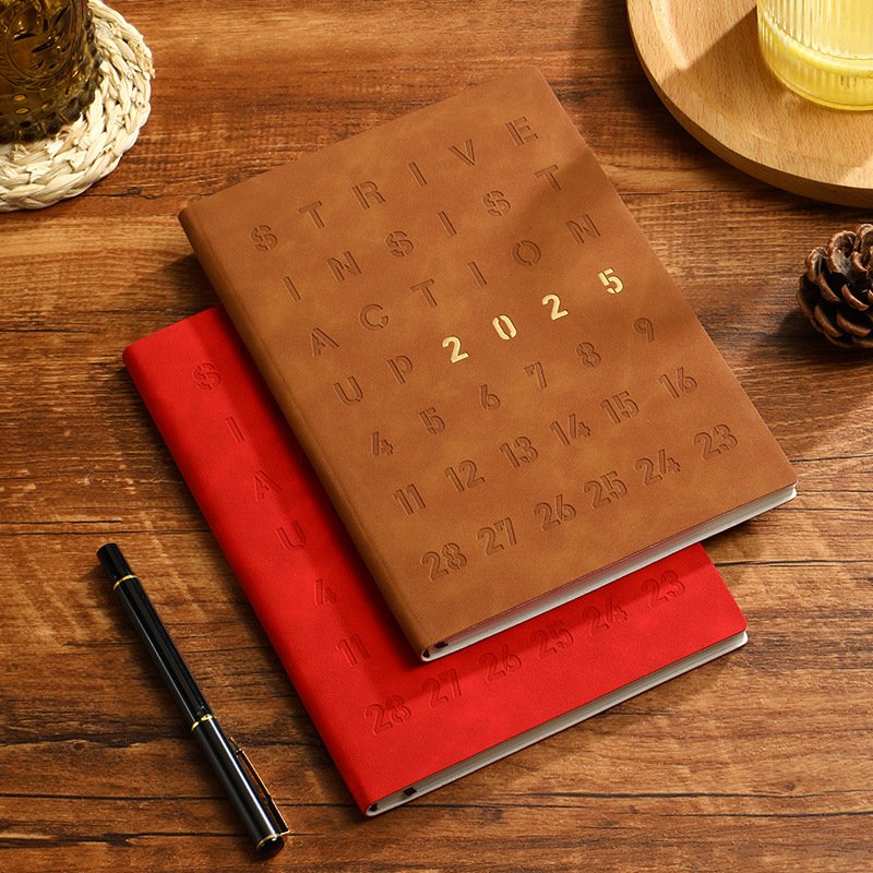 2025 English Calendar Customized Diary Journal Stationery Weekly Planner Weekly Agendas