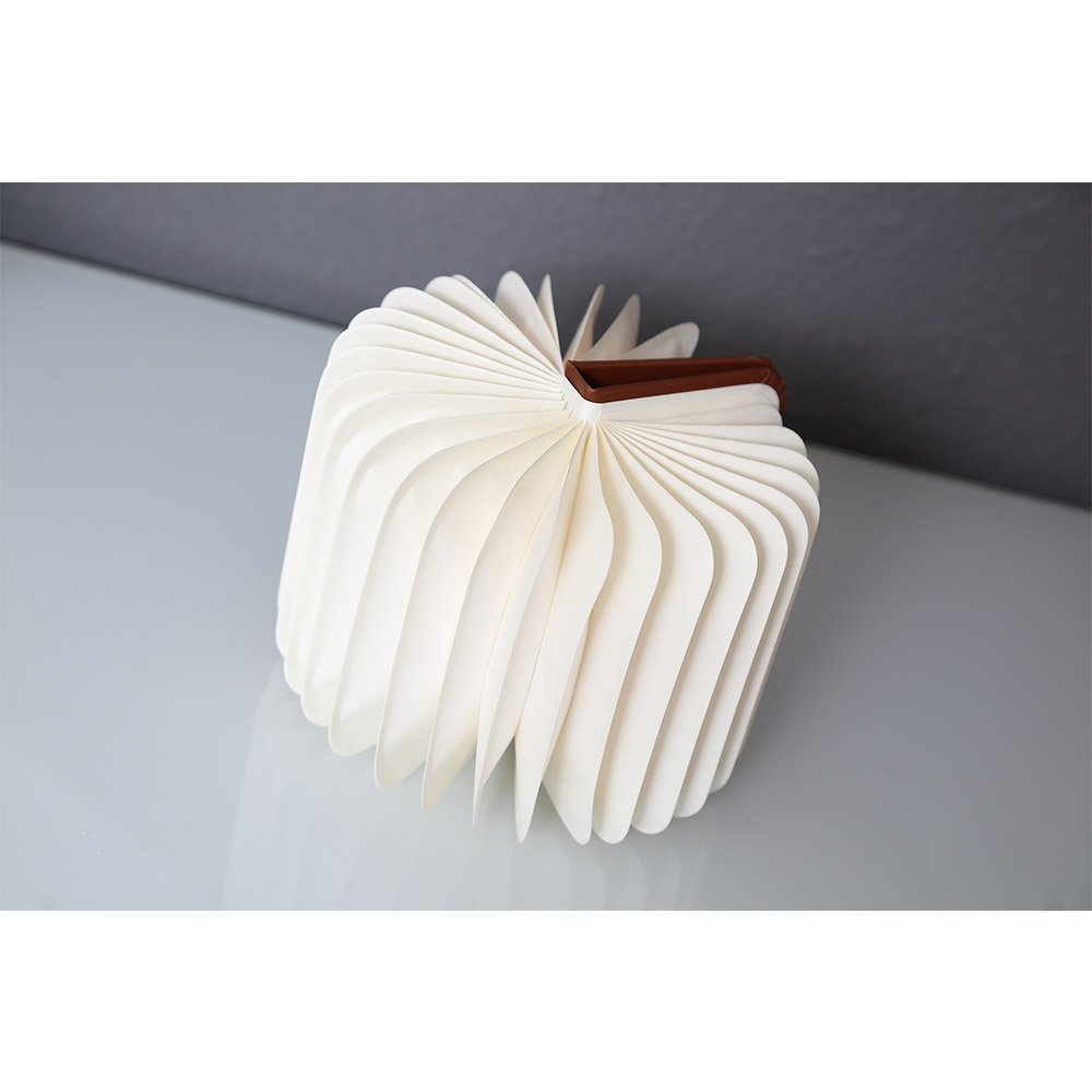 professional customized book style baby gift portable home decoration foldable table book led light