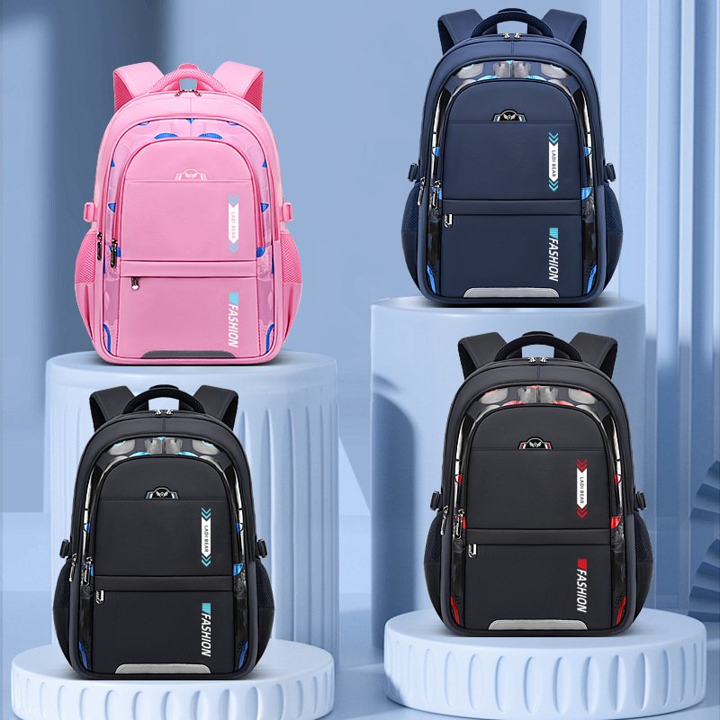 Schoolbags for primary school students grades 3-6-9 middle school students light weight reduction large capacity children's bags