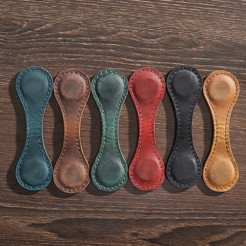 Stock Magnetic Page Markers Page Clip Delicate Book Marker Clip Handmade Leather Bookmarks Kit Blanks for Book Lovers