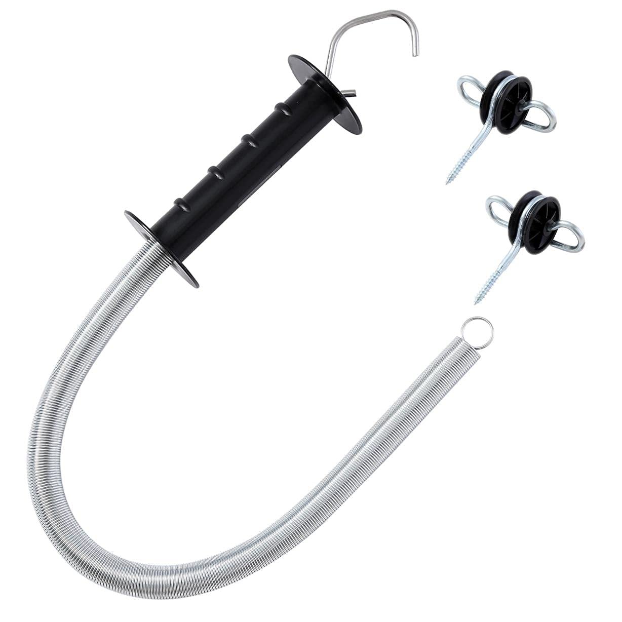 Elife Premium Stainless Steel Electric Fence Spring Gate Kit for Field Fencing Pasture Gates