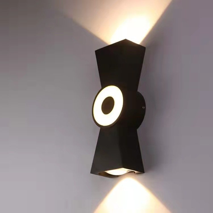 Outdoor Waterproof Wall Lamp Up And Down Lighting Outside Balcony Door Corridor Outdoor IP65 LED Lamp