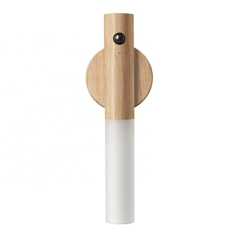 Wooden Magnetic Led Induction Wall Lamp Night Lights Corridor Wall Light Under Cabinet Book Light Smart Sensor Charging Lamps