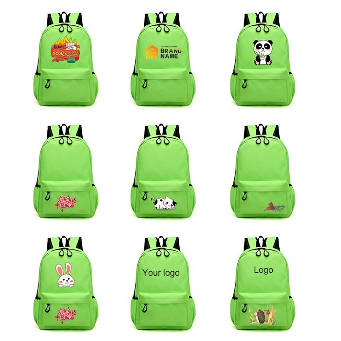 Wholesale Custom School Bags Boys 600D Teenagers Backpack OEM Children Bookbags Student Waterproof Kids Backpack Girls Schoolbag