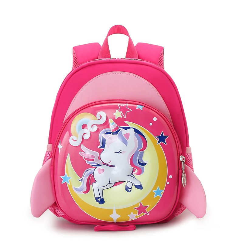New anti-lost children's schoolbag kindergarten small class boys and girls light backpack early education class baby snack bag