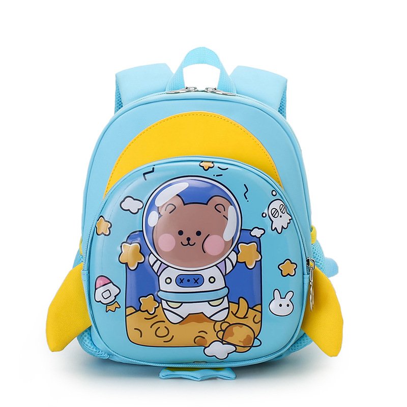 New anti-lost children's schoolbag kindergarten small class boys and girls light backpack early education class baby snack bag