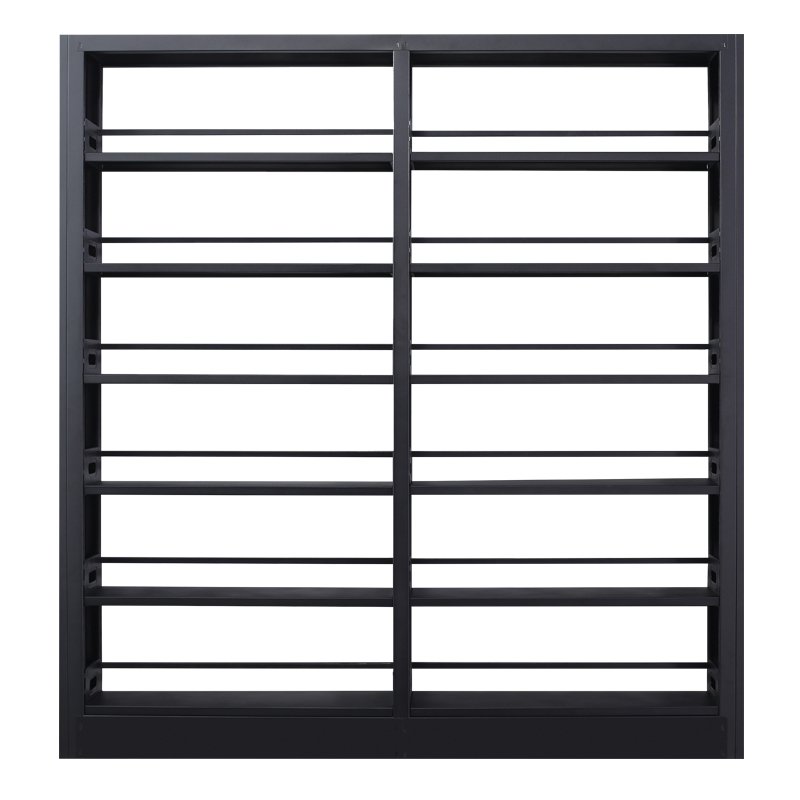 New design metal book rack university bookshelves modern iron portable school library bookshelf