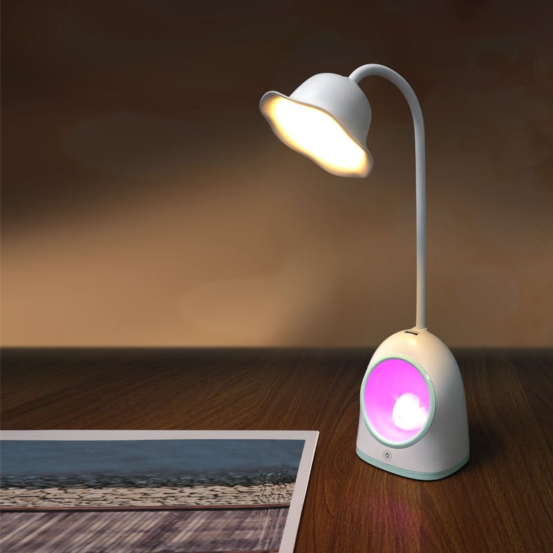 Deer Mini USB Flexible Touch Reading Lamps for Home Office Table Lamps Usb Charging Desk Lamp LED Modern