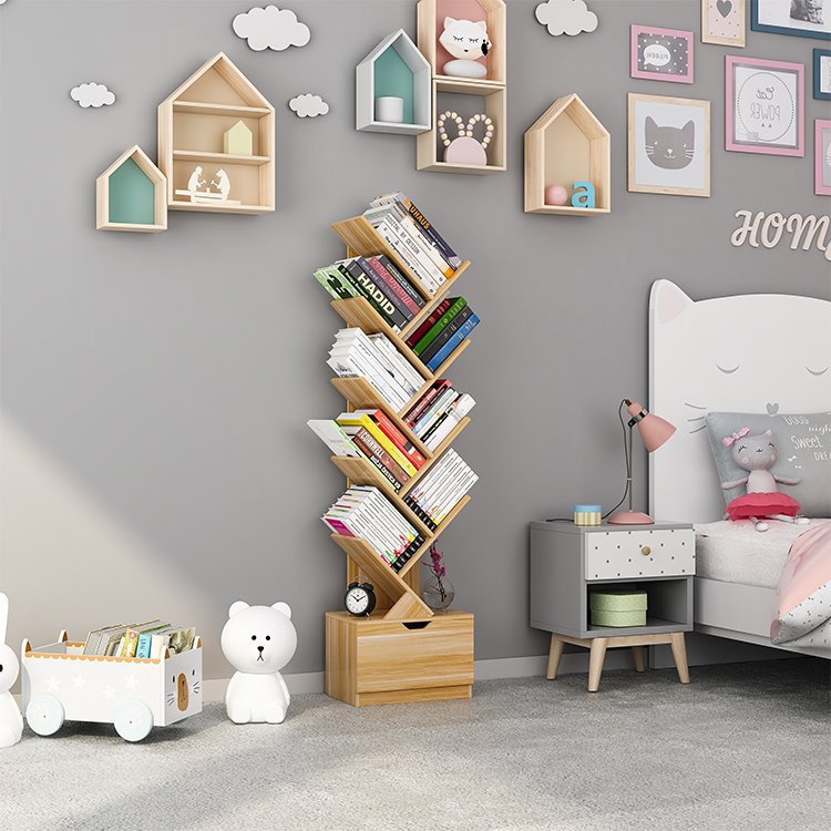 Wholesale purchase modern wooden modular office furniture book cases bookshelf