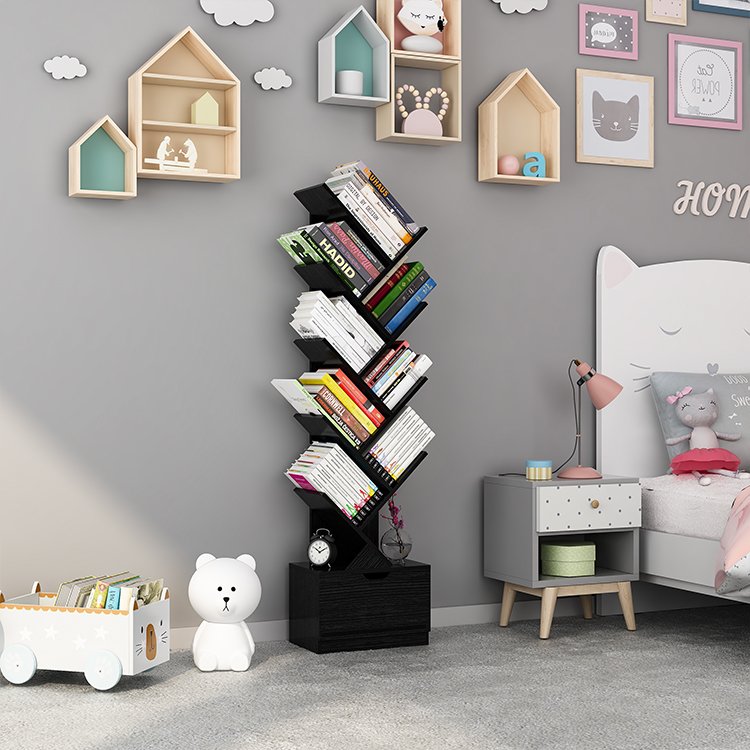 Wholesale purchase modern wooden modular office furniture book cases bookshelf