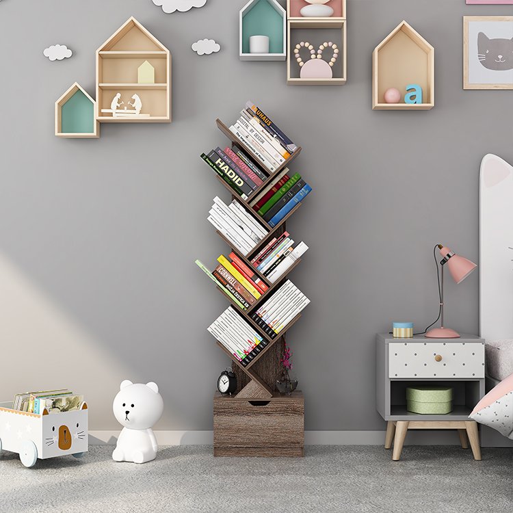 Wholesale purchase modern wooden modular office furniture book cases bookshelf