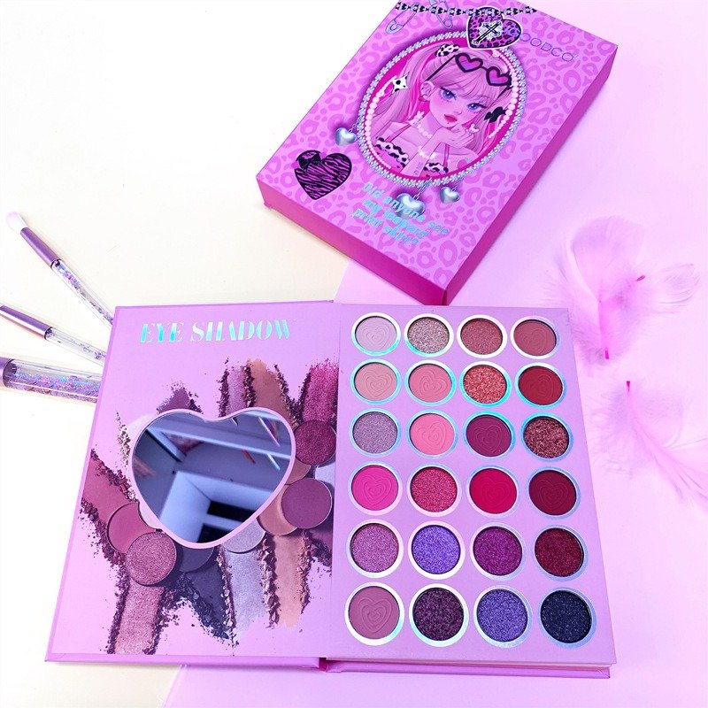 IGOODCO Brand 24-color eyeshadow + 6-color highlighter + 6-color blush + 7-color concealer book-style makeup palette