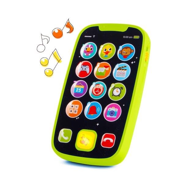 Pretend Phones Toys Musical Toy for Toddlers 1-3,Kids Educational Call and Chat Learning Play Phone with Light