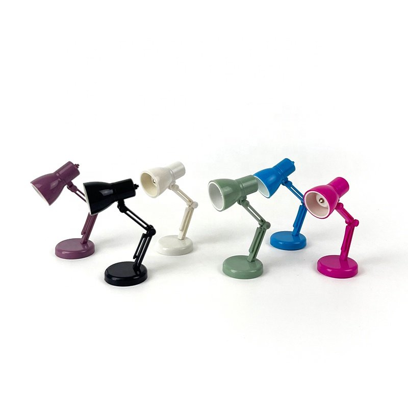 Promotion Cute Gift Creative Table Mini LED Desk Lamp with Warm Light Unique Book Clip for Dormitory Night Use