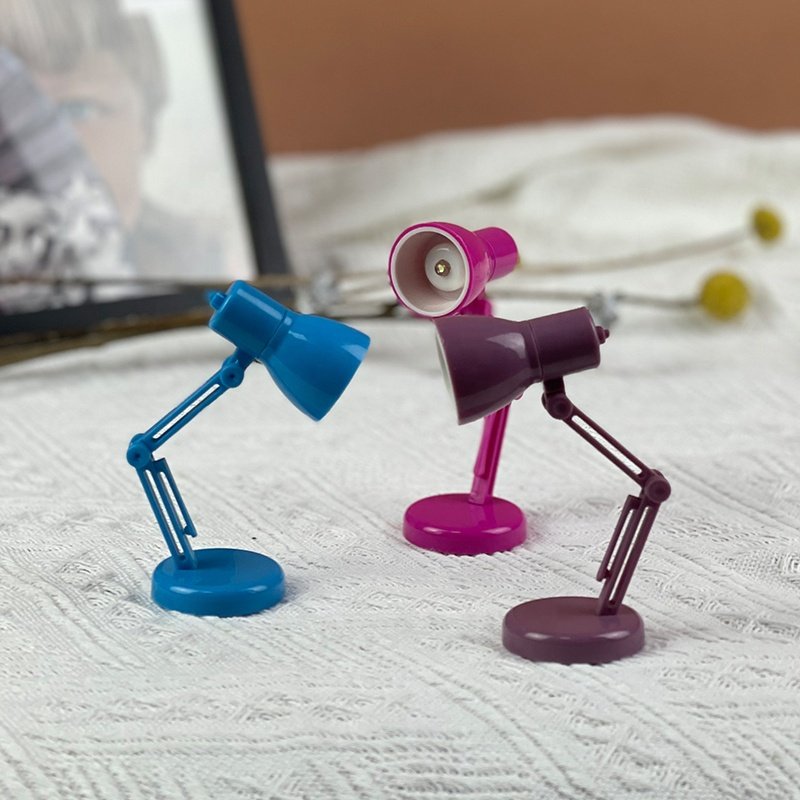 Promotion Cute Gift Creative Table Mini LED Desk Lamp with Warm Light Unique Book Clip for Dormitory Night Use