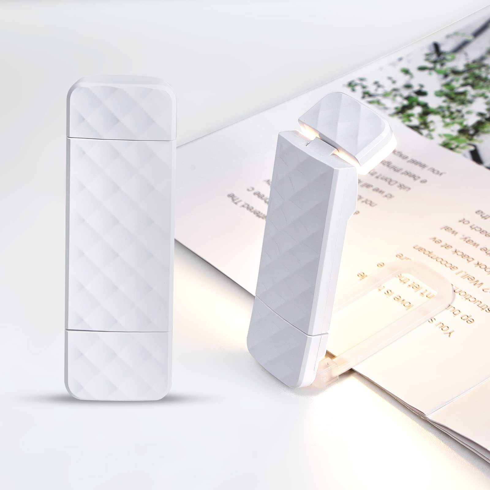USB Rechargeable Book Light for Reading in Bed, 2023 New 30-min Timer, 3 Colors & 5 Brightness Adjustable f
