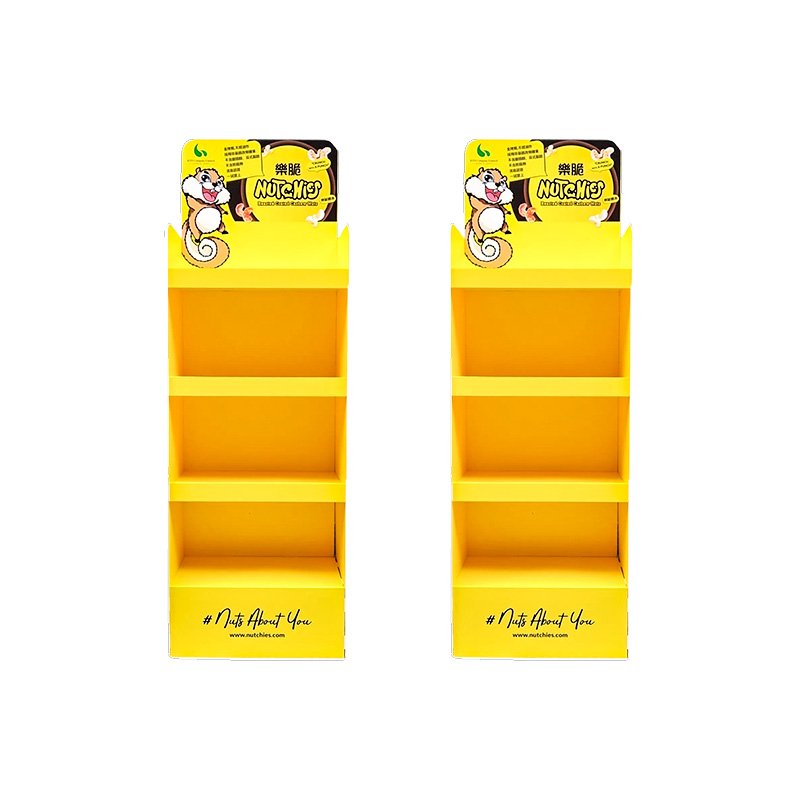 Customized Easy Assembly Countertop Plastic Pvc Counter Hook Floor Display