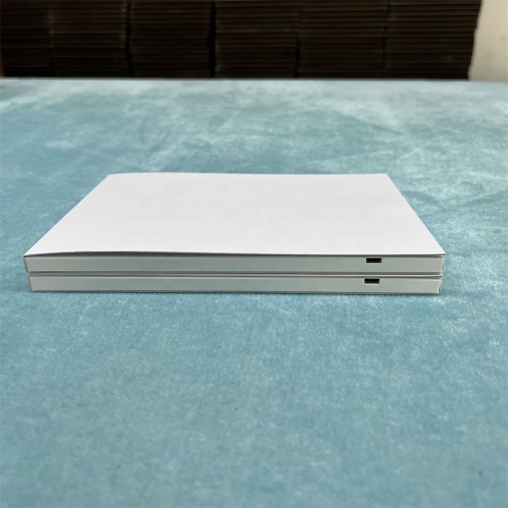 Hardcover Digital 7inch 10 Inch Custom Brochure Linen Marketing LCD Screen Video Book