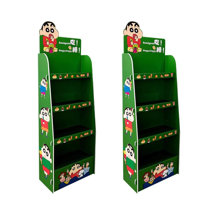 Promotion Customized Countertop PVC Cardboard Box Snack Food Bottle Display Stand