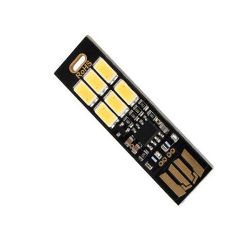 Portable Mini 5730 USB 6 LED Light 5V Touch Sensor Dimmable Night Light for Power Bank Computer Laptop Book Reading Table Lamp