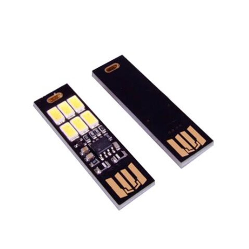 Portable Mini 5730 USB 6 LED Light 5V Touch Sensor Dimmable Night Light for Power Bank Computer Laptop Book Reading Table Lamp