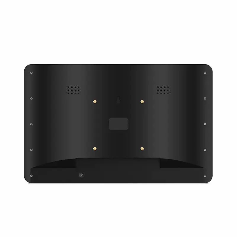 Wall Mount Touch Screen Display Poe Power Surrounding Led Light Meeting Room Android Tablet Pc Booking System