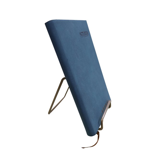Metal Mini Book Shelf One Notebook Display Rack for Leisure Time