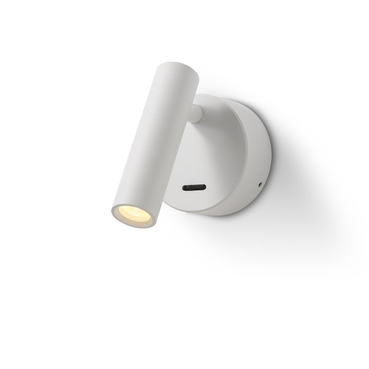 modern style 3W COB aluminum brushed golden hotel led reading light