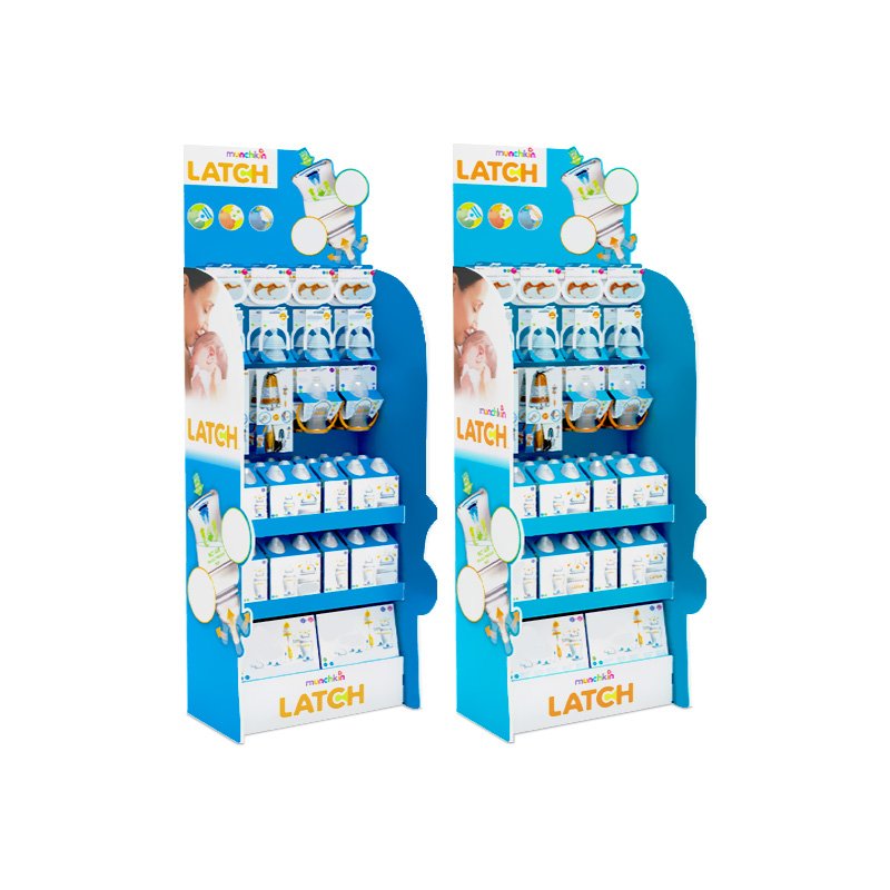 Custom Retail Pop PVC Cardboard Display Stand Store Chocolate Candy Food Cardboard Pallet Display Stand in Store or Supermarket