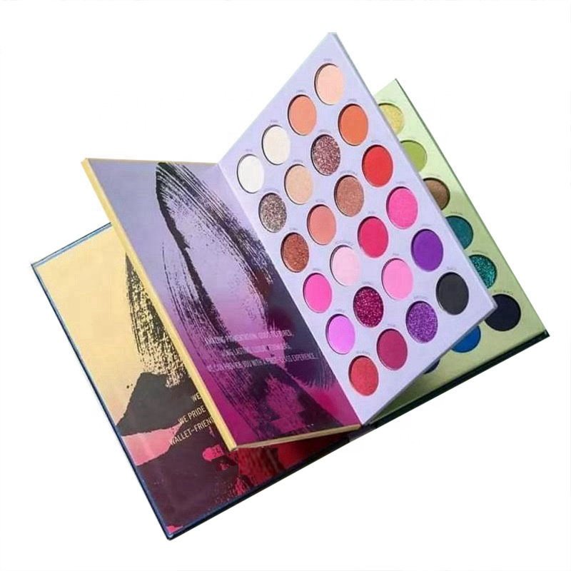 Wholesale 72 Colors Book Shape Makeup Palette Eye Shadow Shimmer Glitter Matte Eyeshadow Palette