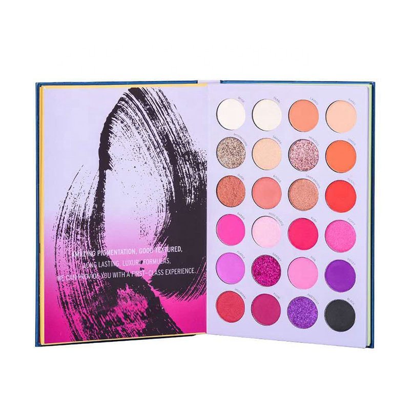 Wholesale 72 Colors Book Shape Makeup Palette Eye Shadow Shimmer Glitter Matte Eyeshadow Palette