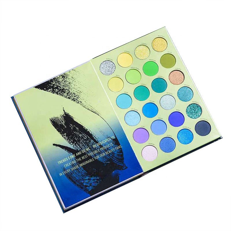 Wholesale 72 Colors Book Shape Makeup Palette Eye Shadow Shimmer Glitter Matte Eyeshadow Palette