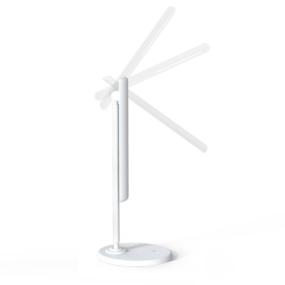 High quality led bedside desk lamp with 15w wireless charger wireless usb charging port